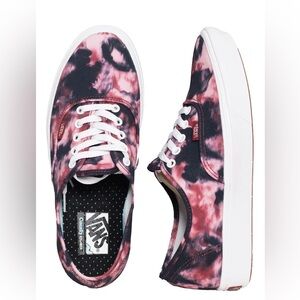 Vans Comfycush Authentic Grunge Wash Tie Dye Women's Classic Skate Shoes Size 8